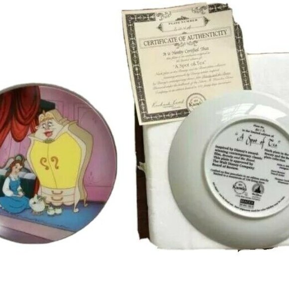 Beauty and the Beast Plate Collection with Certs - Picture 6 of 8